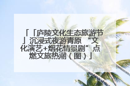 「庐陵文化生态旅游节」沉浸式夜游青原 “文化演艺+烟花情景剧”点燃文旅热潮（图）