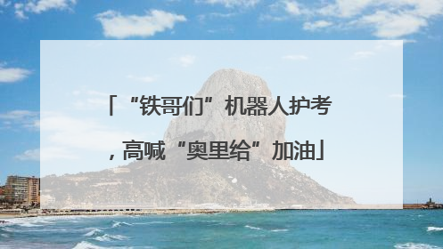“铁哥们”机器人护考，高喊“奥里给”加油