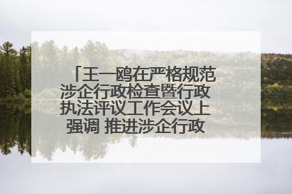 王一鸥在严格规范涉企行政检查暨行政执法评议工作会议上强调 推进涉企行政检查质效大幅提升