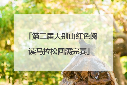 第二届大别山红色阅读马拉松圆满完赛