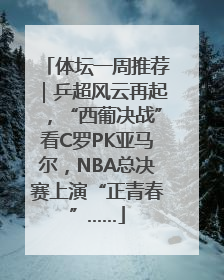 体坛一周推荐｜乒超风云再起，“西葡决战”看C罗PK亚马尔，NBA总决赛上演“正青春”……