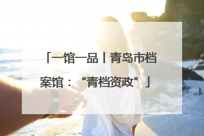 一馆一品丨青岛市档案馆：“青档资政”