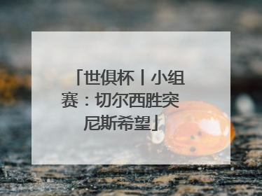 世俱杯丨小组赛：切尔西胜突尼斯希望