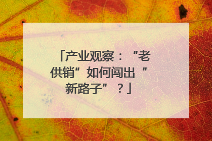 产业观察：“老供销”如何闯出“新路子”？