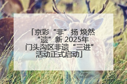 京彩“非”扬 焕然“遗”新 2025年门头沟区非遗“三进”活动正式启动