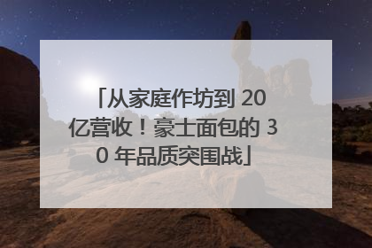 从家庭作坊到 20 亿营收！豪士面包的 30 年品质突围战