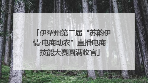 伊犁州第二届“苏韵伊情·电商助农”直播电商技能大赛圆满收官