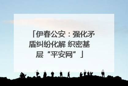 伊春公安：强化矛盾纠纷化解 织密基层“平安网”