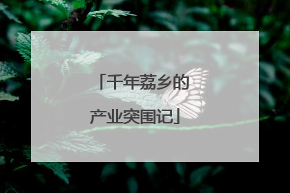 千年荔乡的产业突围记