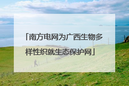 南方电网为广西生物多样性织就生态保护网