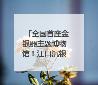 全国首座金银器主题博物馆！江口沉银博物馆今年底投入试运行｜万千气象看四川