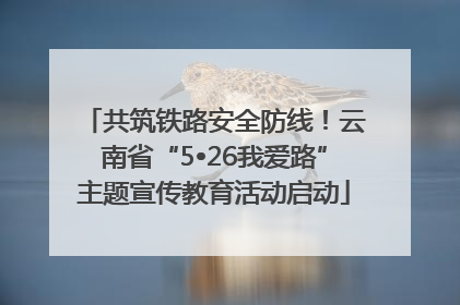 共筑铁路安全防线！云南省“5•26我爱路”主题宣传教育活动启动