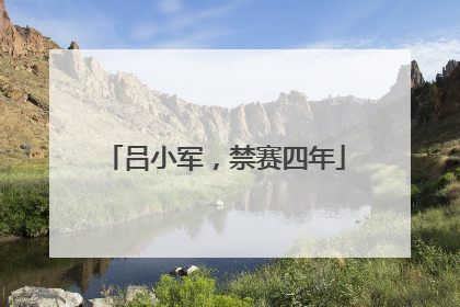 吕小军，禁赛四年