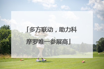 多方联动，助力科摩罗唯一参展商