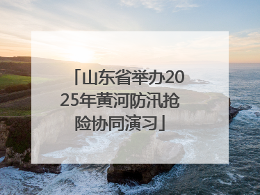 山东省举办2025年黄河防汛抢险协同演习