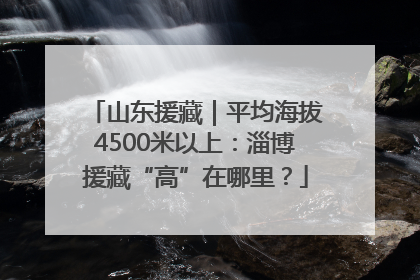 山东援藏｜平均海拔4500米以上：淄博援藏“高”在哪里？