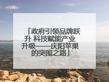 政府引领品牌跃升 科技赋能产业升级——庆阳苹果的突围之路