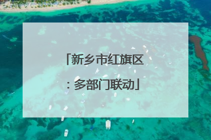 新乡市红旗区：多部门联动
