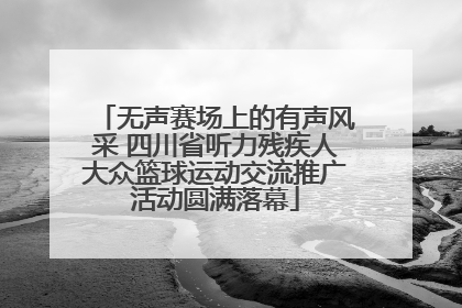 无声赛场上的有声风采 四川省听力残疾人大众篮球运动交流推广活动圆满落幕