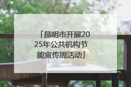 昆明市开展2025年公共机构节能宣传周活动