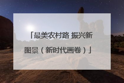 最美农村路 振兴新图景（新时代画卷）