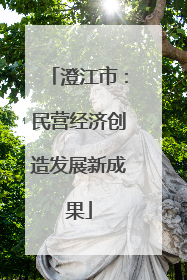 澄江市：民营经济创造发展新成果