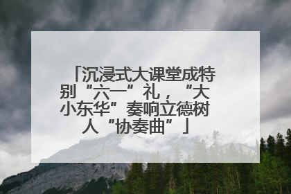 沉浸式大课堂成特别“六一”礼，“大小东华”奏响立德树人“协奏曲”