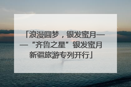 浪漫圆梦，银发蜜月——“齐鲁之星”银发蜜月新疆旅游专列开行