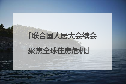 联合国人居大会续会聚焦全球住房危机