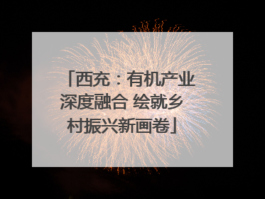 西充：有机产业深度融合 绘就乡村振兴新画卷