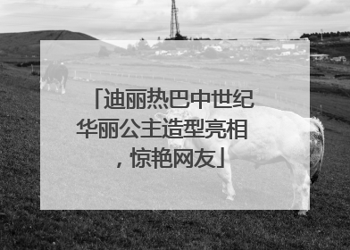 迪丽热巴中世纪华丽公主造型亮相，惊艳网友