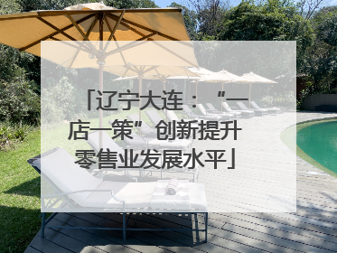 辽宁大连：“一店一策”创新提升零售业发展水平