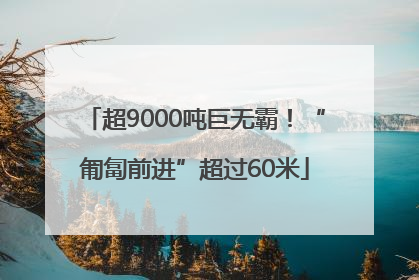超9000吨巨无霸！“匍匐前进”超过60米