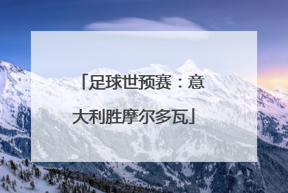 足球世预赛：意大利胜摩尔多瓦