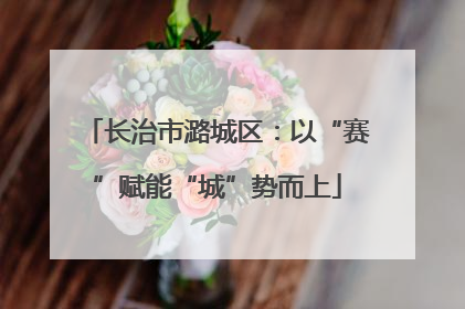 长治市潞城区：以“赛”赋能“城”势而上