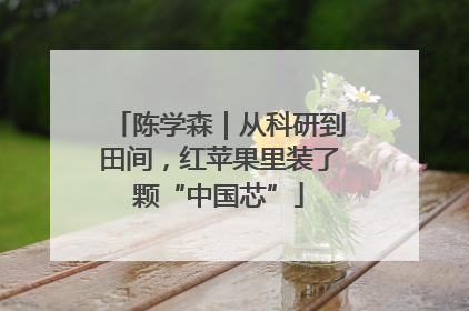 陈学森｜从科研到田间，红苹果里装了颗“中国芯”