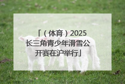 （体育）2025长三角青少年滑雪公开赛在沪举行