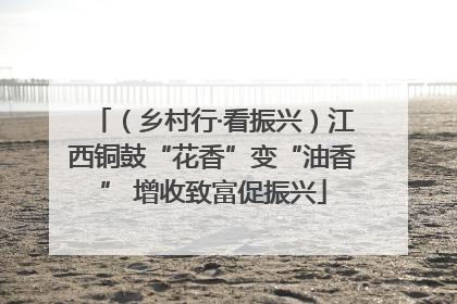 （乡村行·看振兴）江西铜鼓“花香”变“油香” 增收致富促振兴